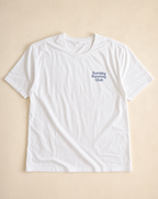 The Sunday Runners White "Sunday Running Club" Printed T-Shirt