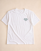 The Sunday Runners White "Sunday Running Club" Printed T-Shirt