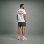 The Sunday Runners White "Sunday Running Club" Printed T-Shirt